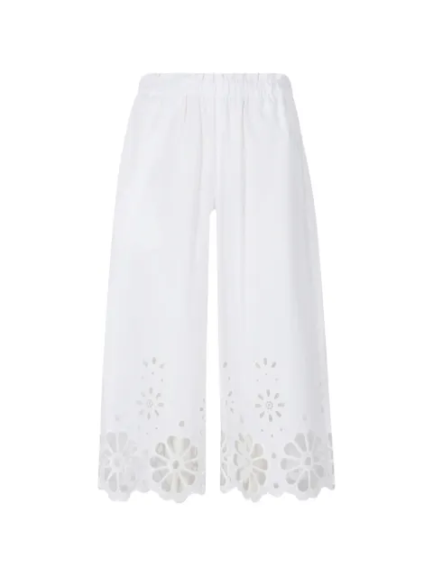 MeimeiJ broderie-anglaise elasticated-waist trousers