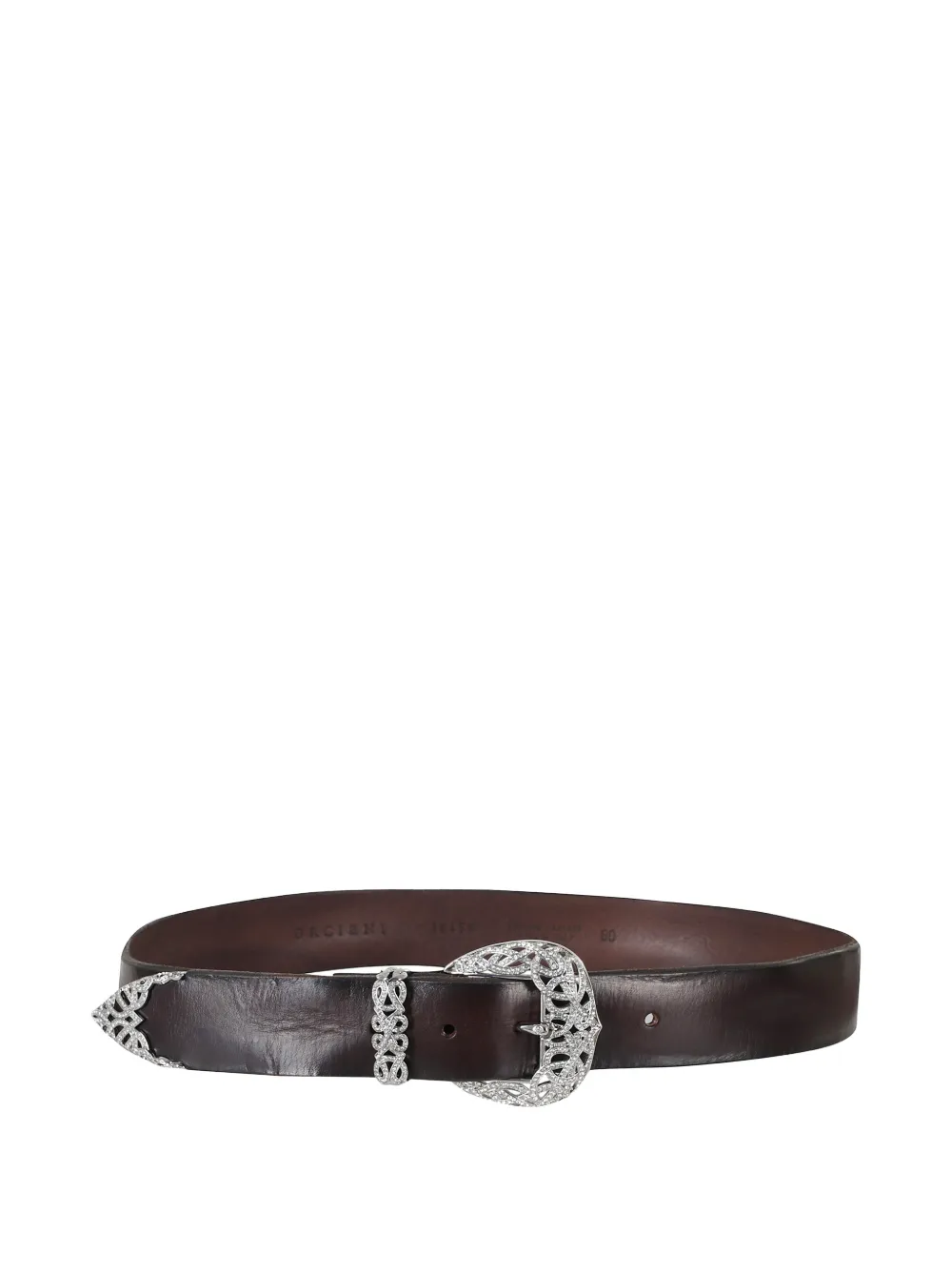 Orciani leather belt - Braun