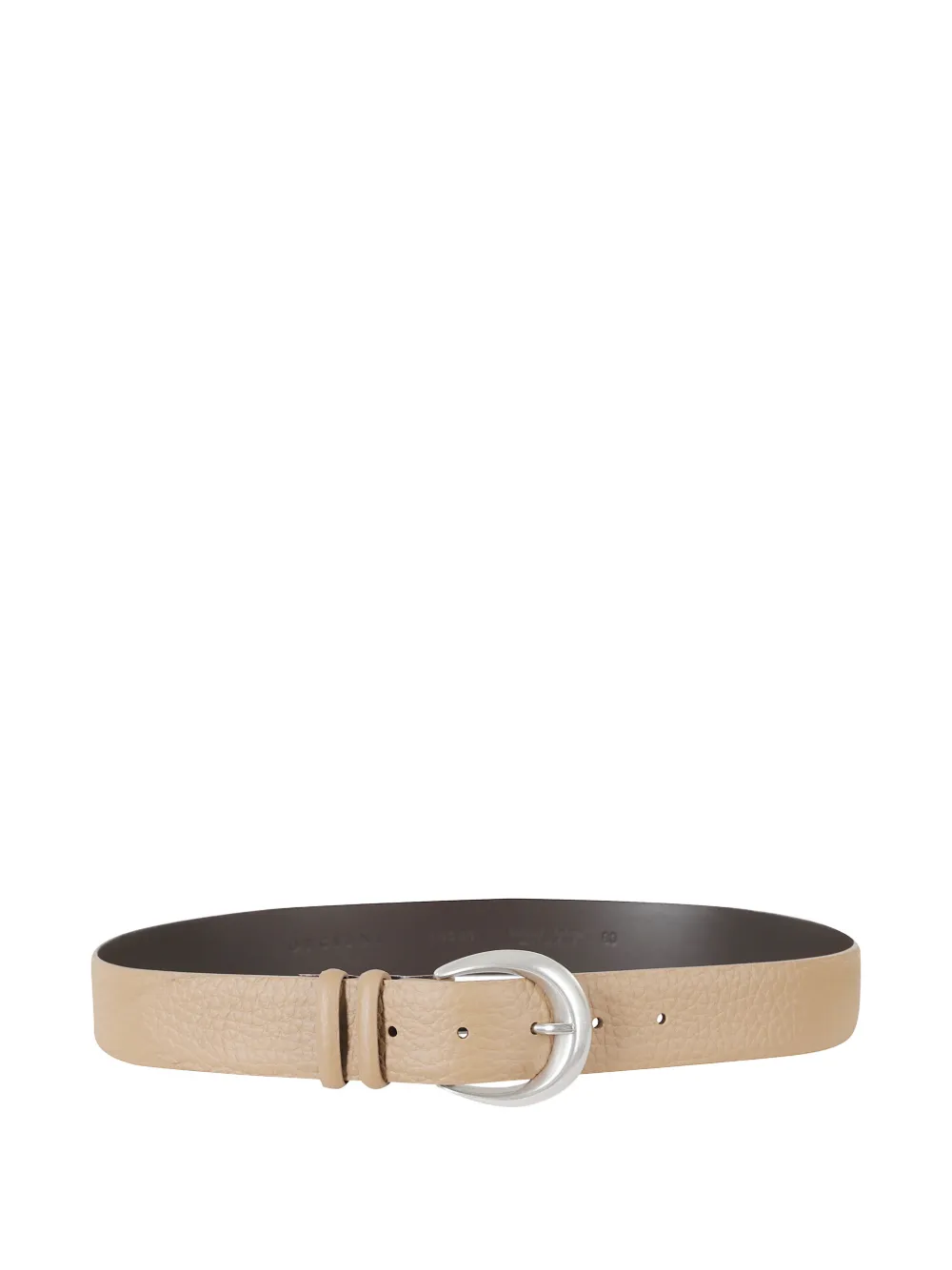 Orciani grained leather belt - Toni neutri