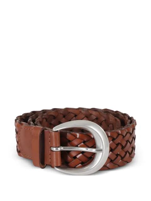 Orciani braided leather belt