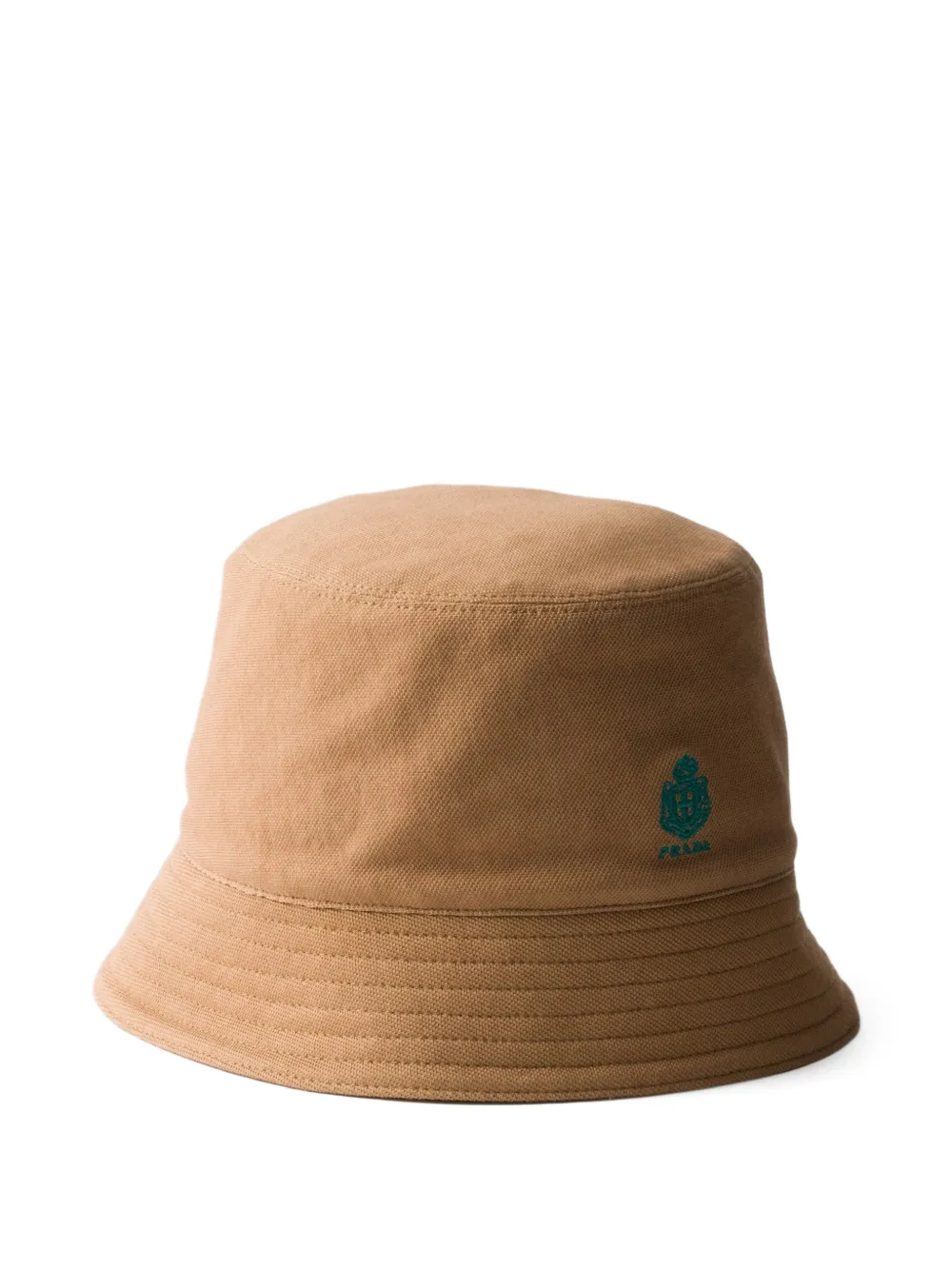 Prada old piqué bucket hat - Neutrals