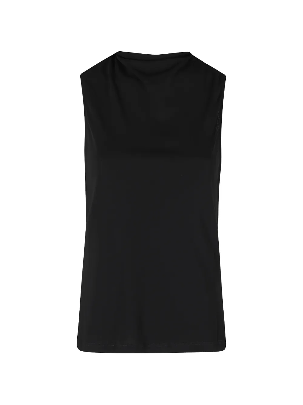 Semicouture cowl-neck top - Nero
