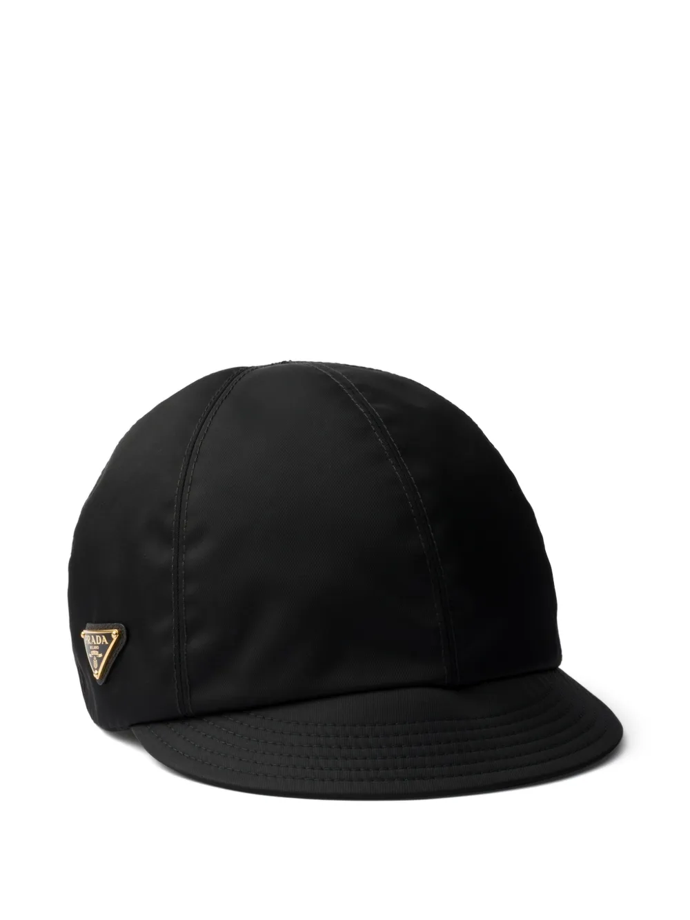 Prada Re-nylon Cap In Metallic