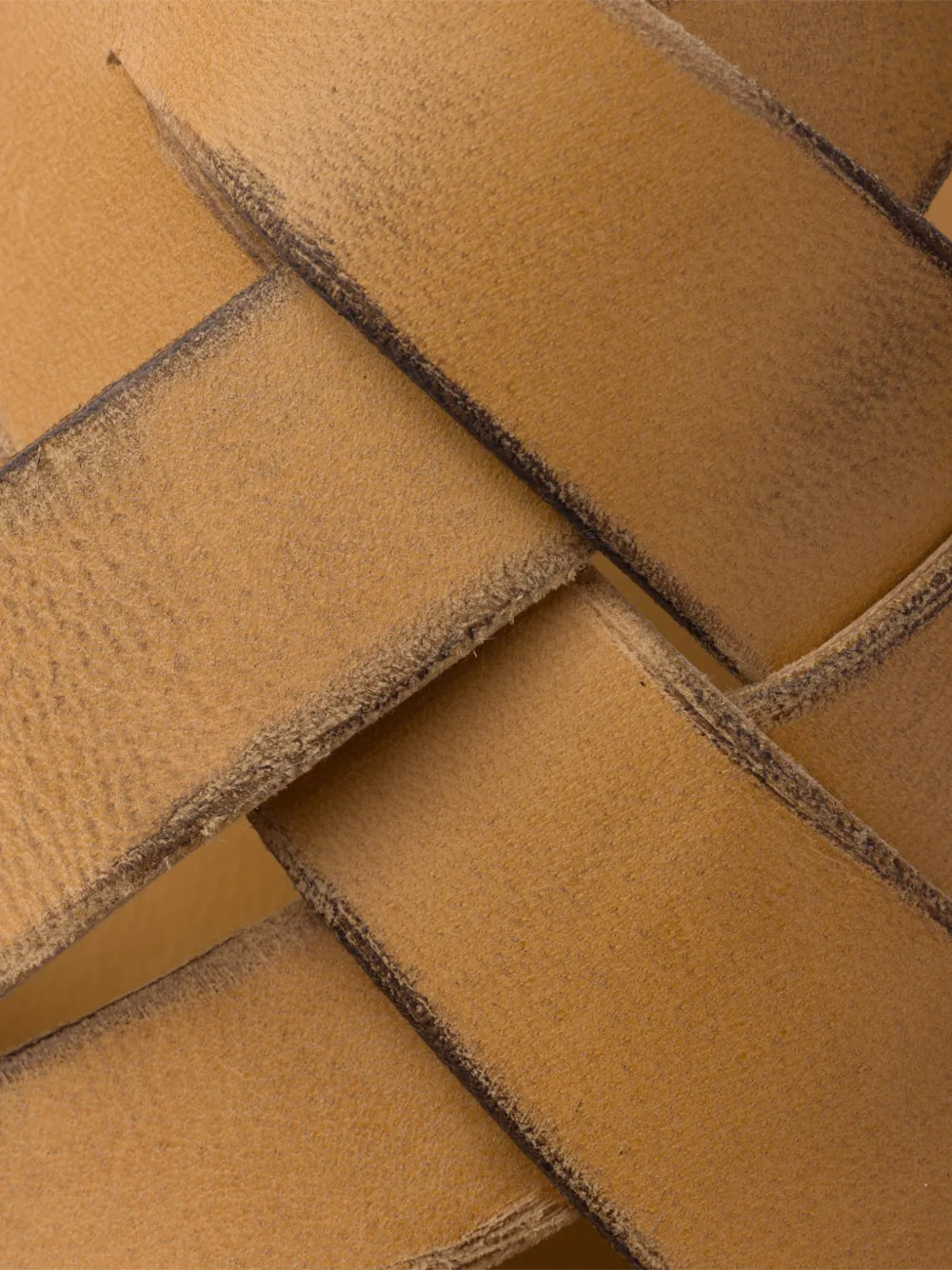 Prada Antiqued leather sandals Beige