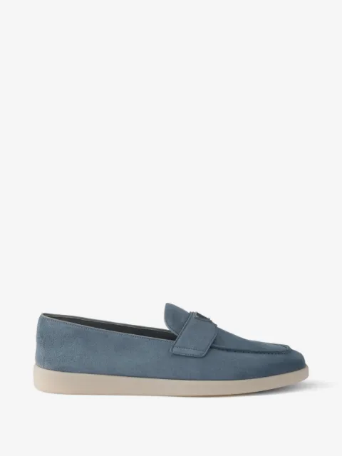Prada suede loafers