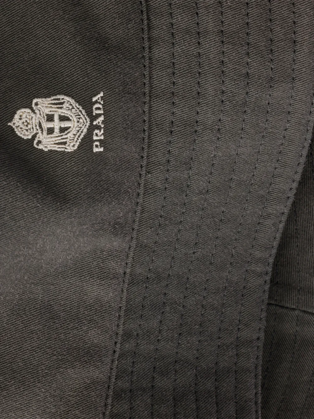 Prada Gabardine vissershoed Zwart