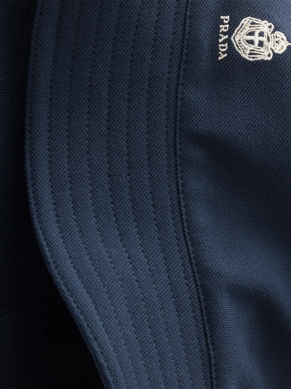 Prada Old piqué vissershoed Blauw