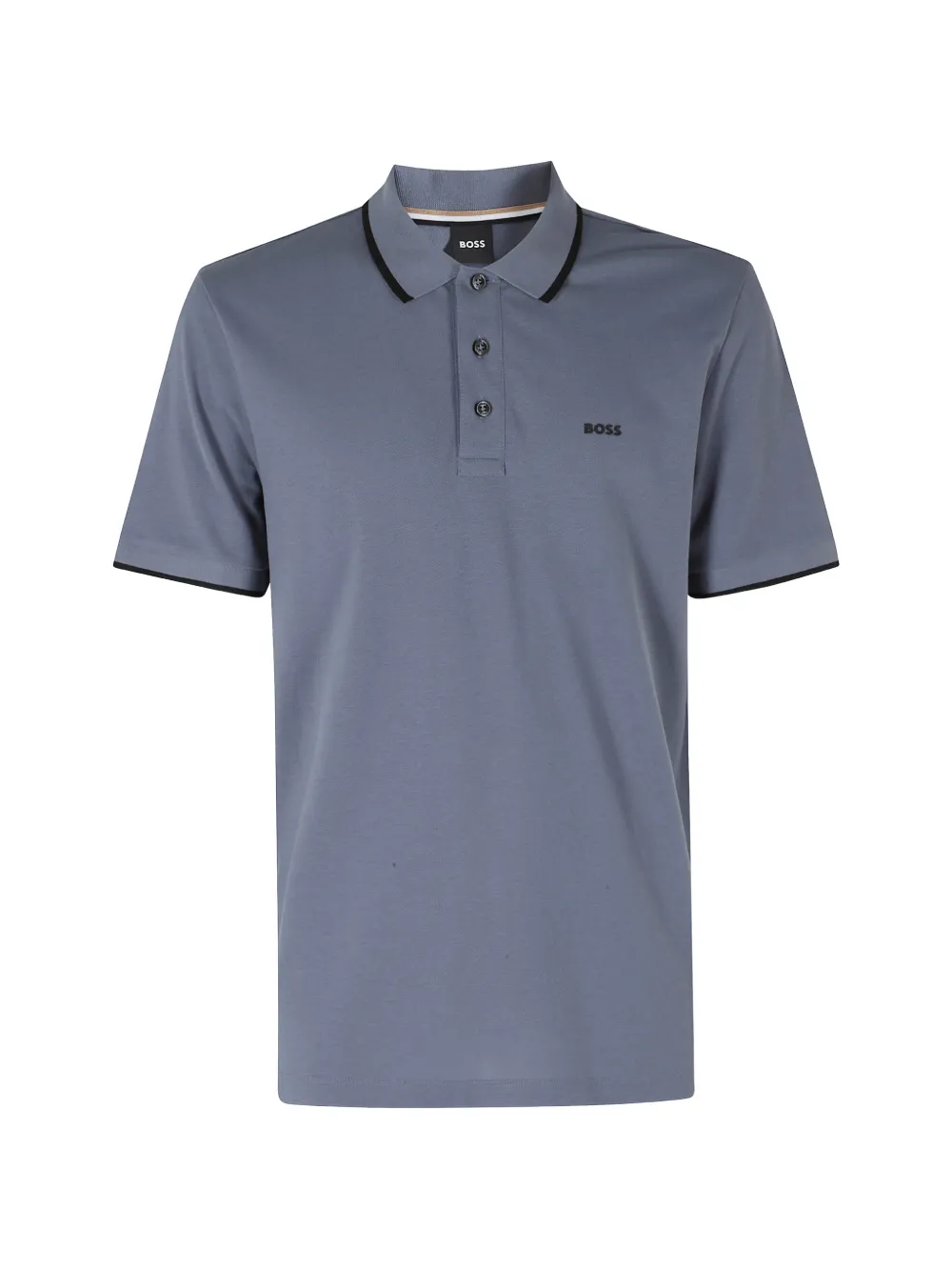 BOSS Parlay 190 logo-print polo shirt - Blau