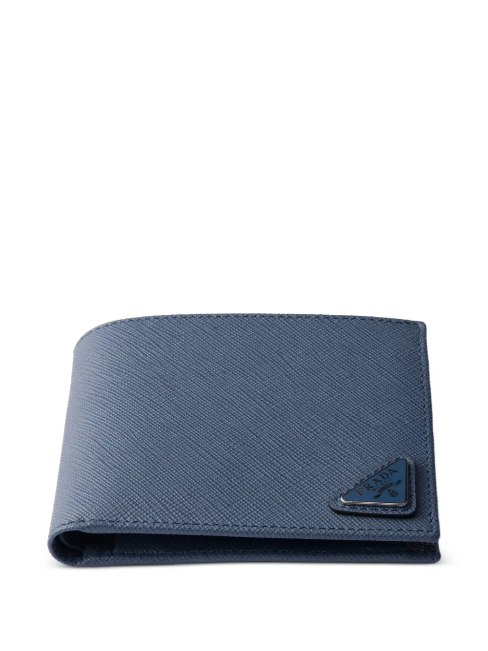 Prada Saffiano leren portemonnee Blauw