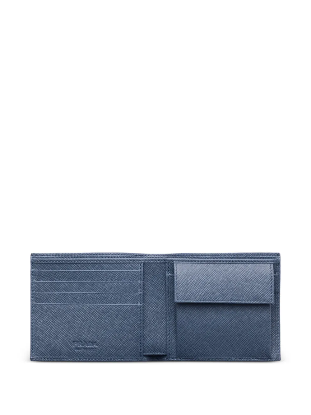 Prada Saffiano leren portemonnee Blauw