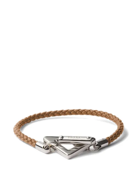 Prada braided nappa leather bracelet