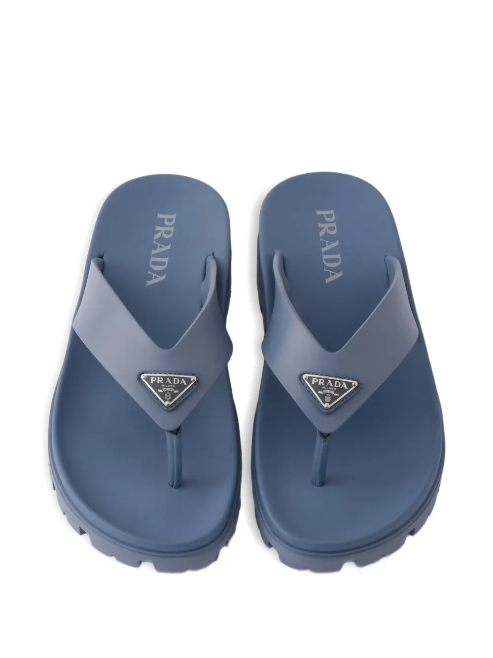 Prada Rubberen sandalen Blauw