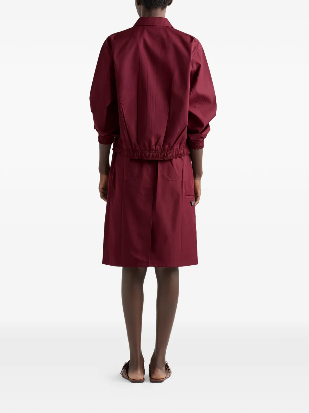 Prada Popeline rok Rood
