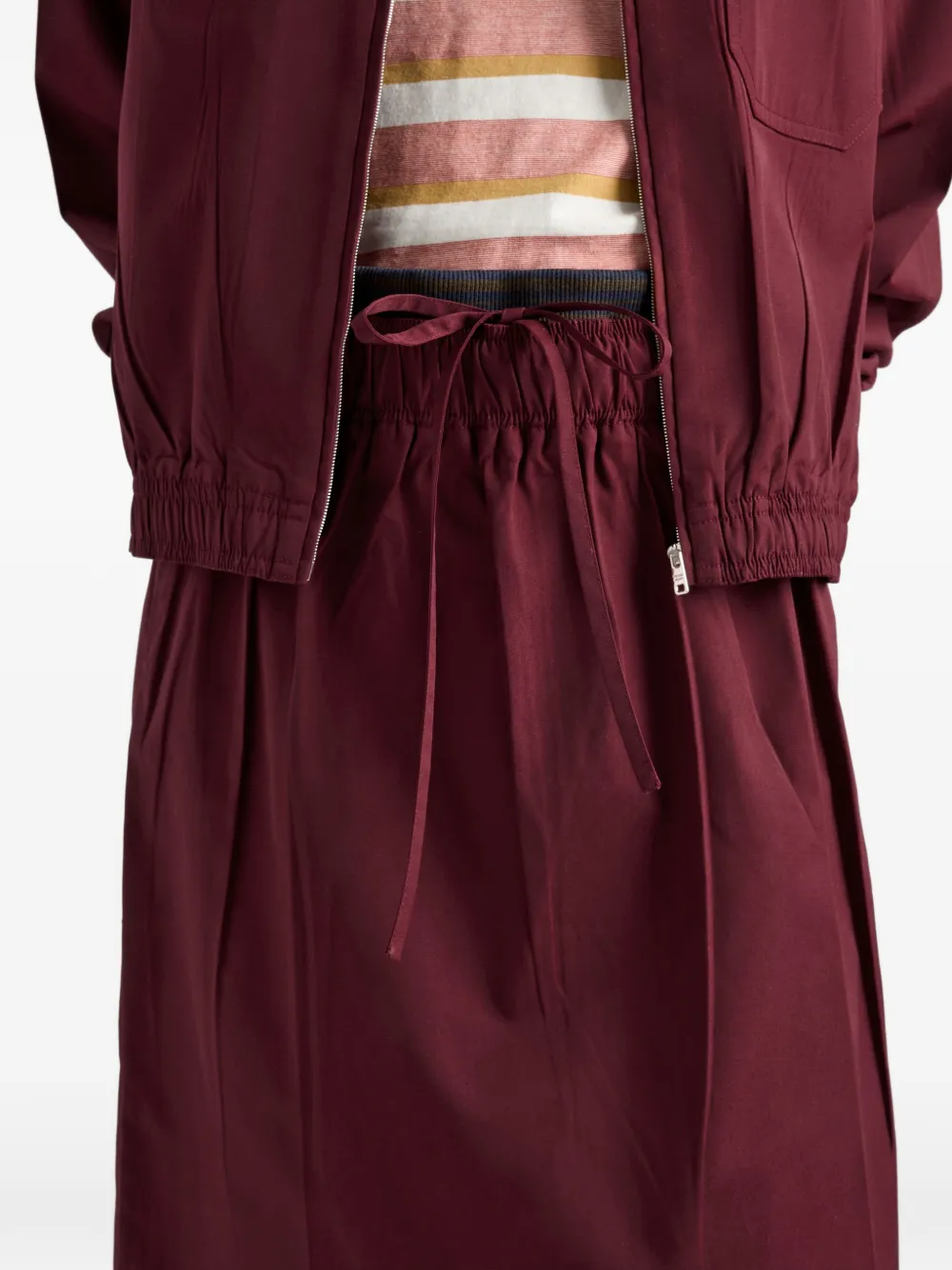 Prada Popeline rok Rood