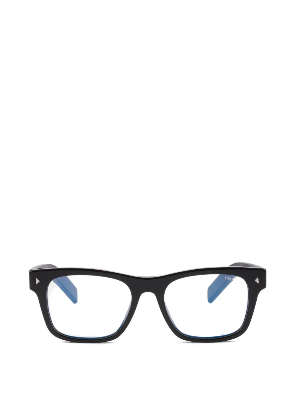 Prada Eyewear Sunglasses with iconic metal plaque - Nero