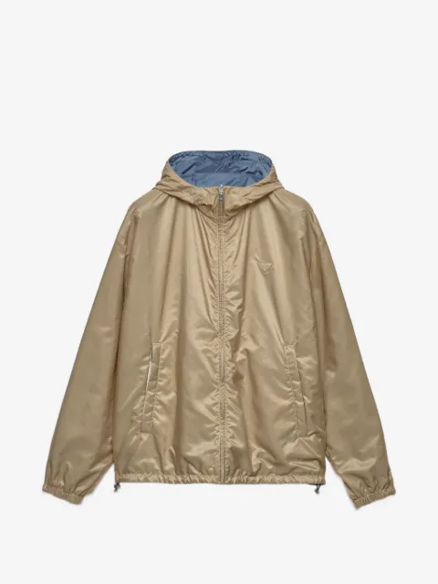 Prada reversible logo-plaque jacket