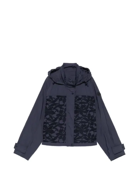 Moncler chaqueta con bordado floral