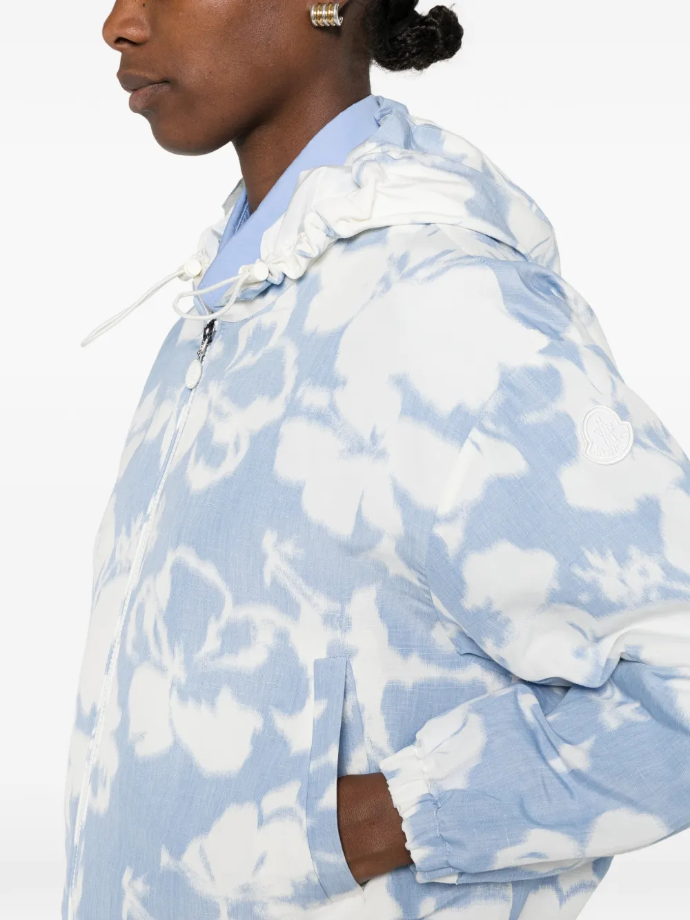 Moncler Jack met capuchon Blauw