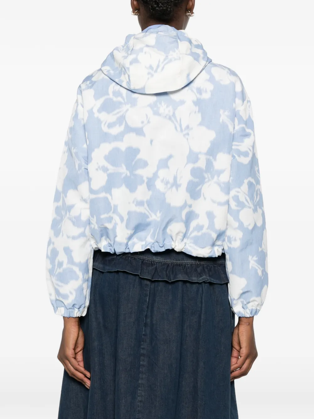 Moncler Jack met capuchon Blauw