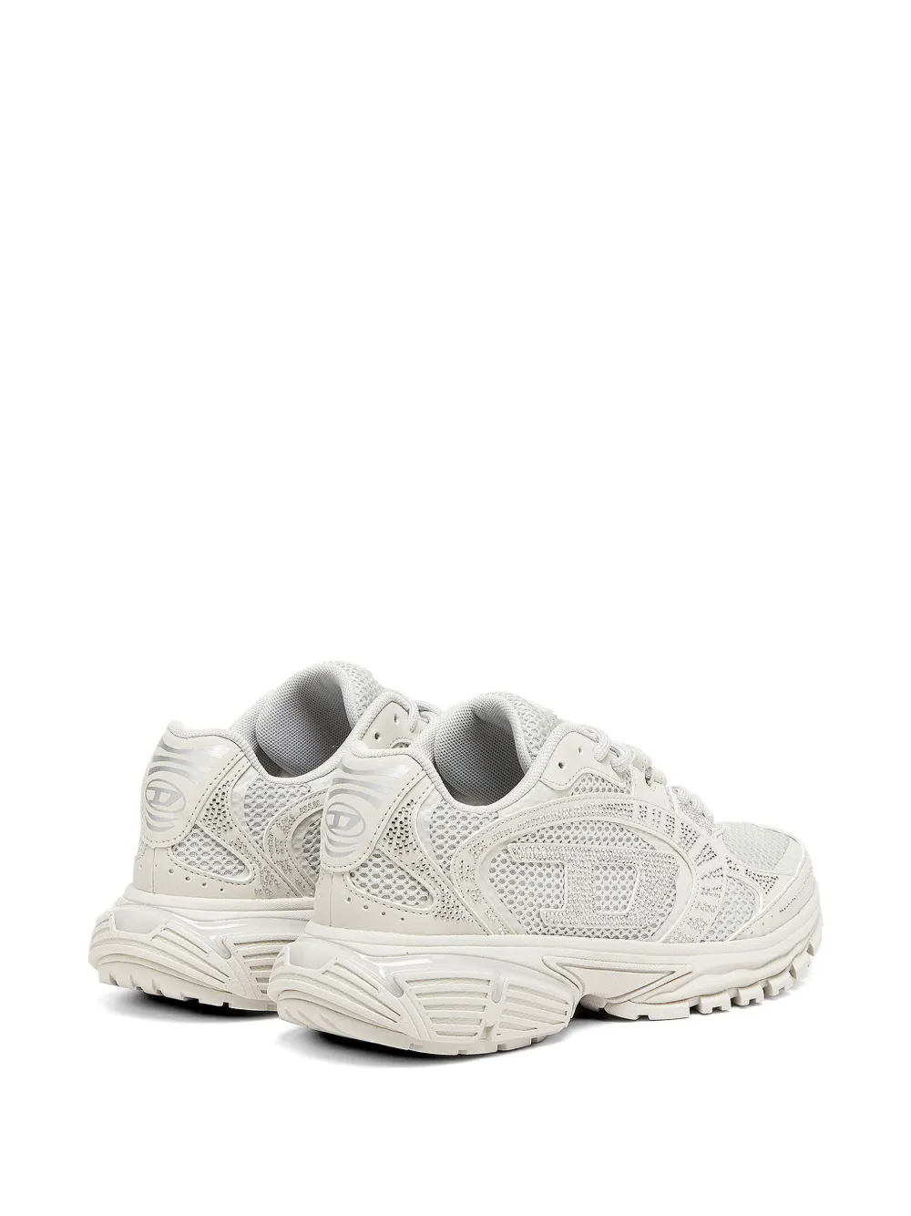 Diesel S-Pro-V-Dense mesh sneakers verfraaid met stras Grijs