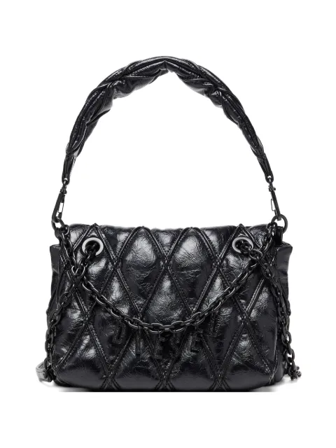 Diesel Charm-D diamond-quilted shoulder bag