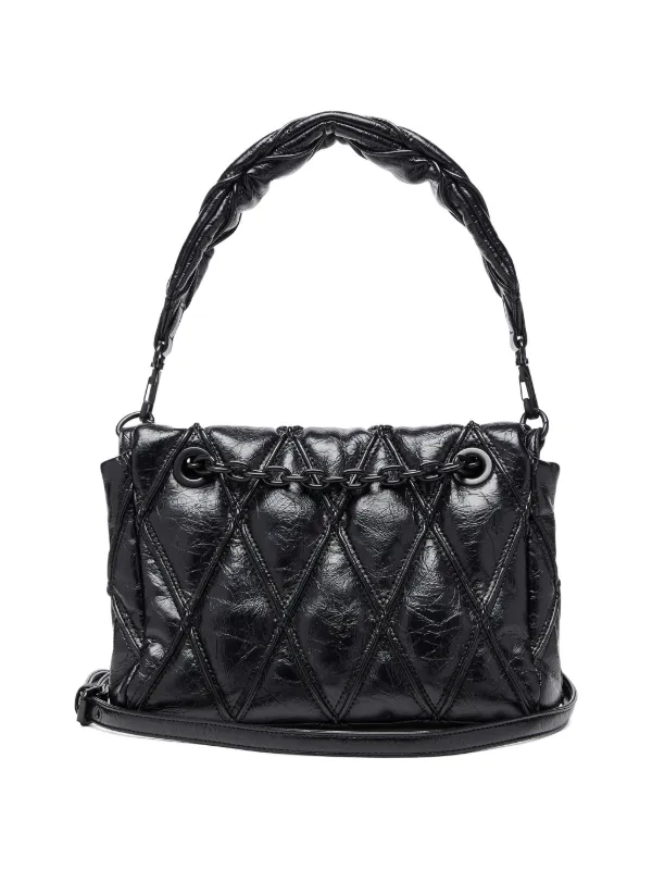 Diesel Charm-D キルティング ショルダーバッグ | ブラック | FARFETCH JP