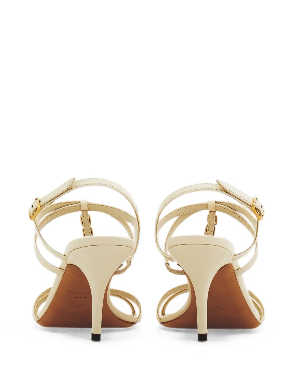 Ferragamo Vara sandalen met T-bandje Beige