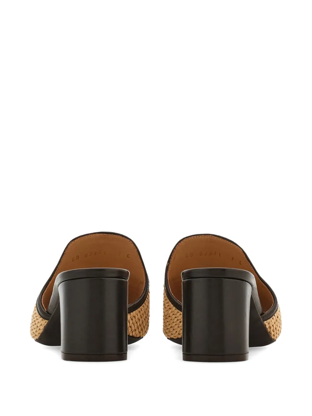 Ferragamo Gancini ornament mid-heel slides Bruin