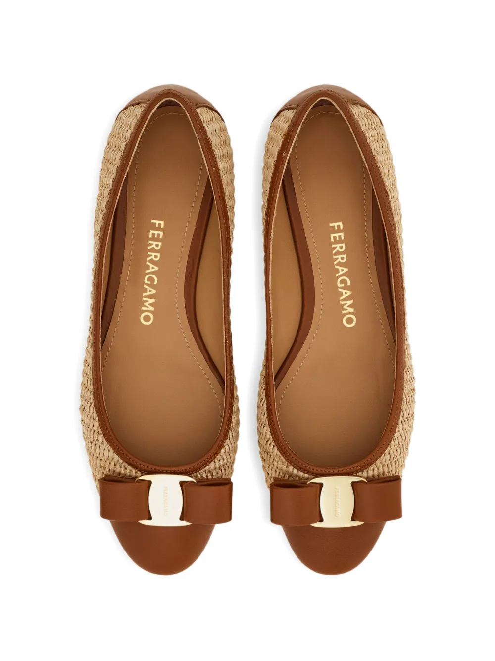 Ferragamo Varina ballerina's Bruin