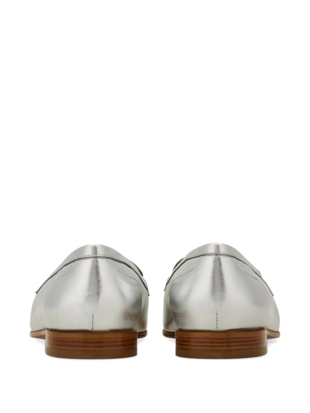 Ferragamo Gancini mocassins Zilver