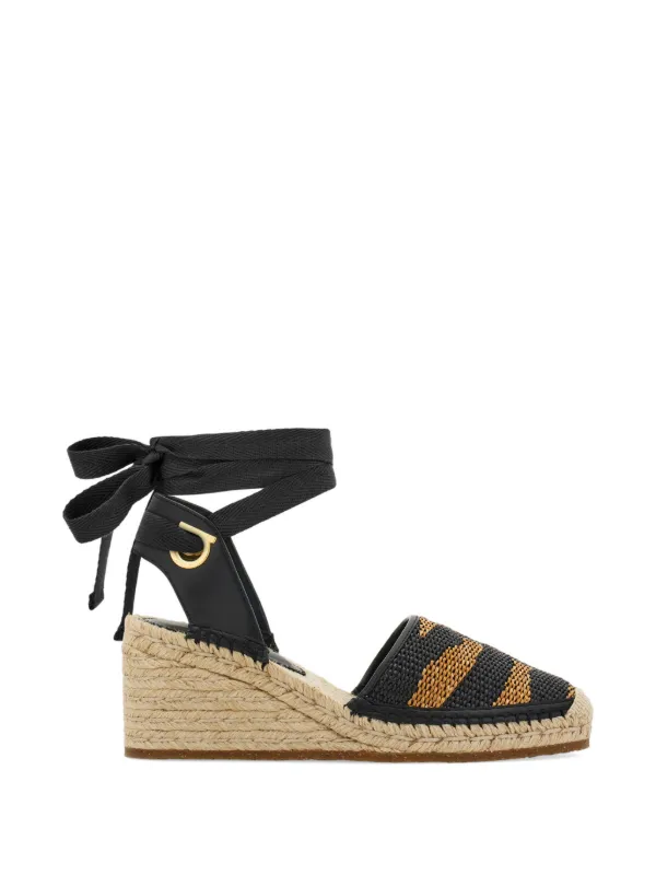 Ferragamo Espadrilles Shoes in Black