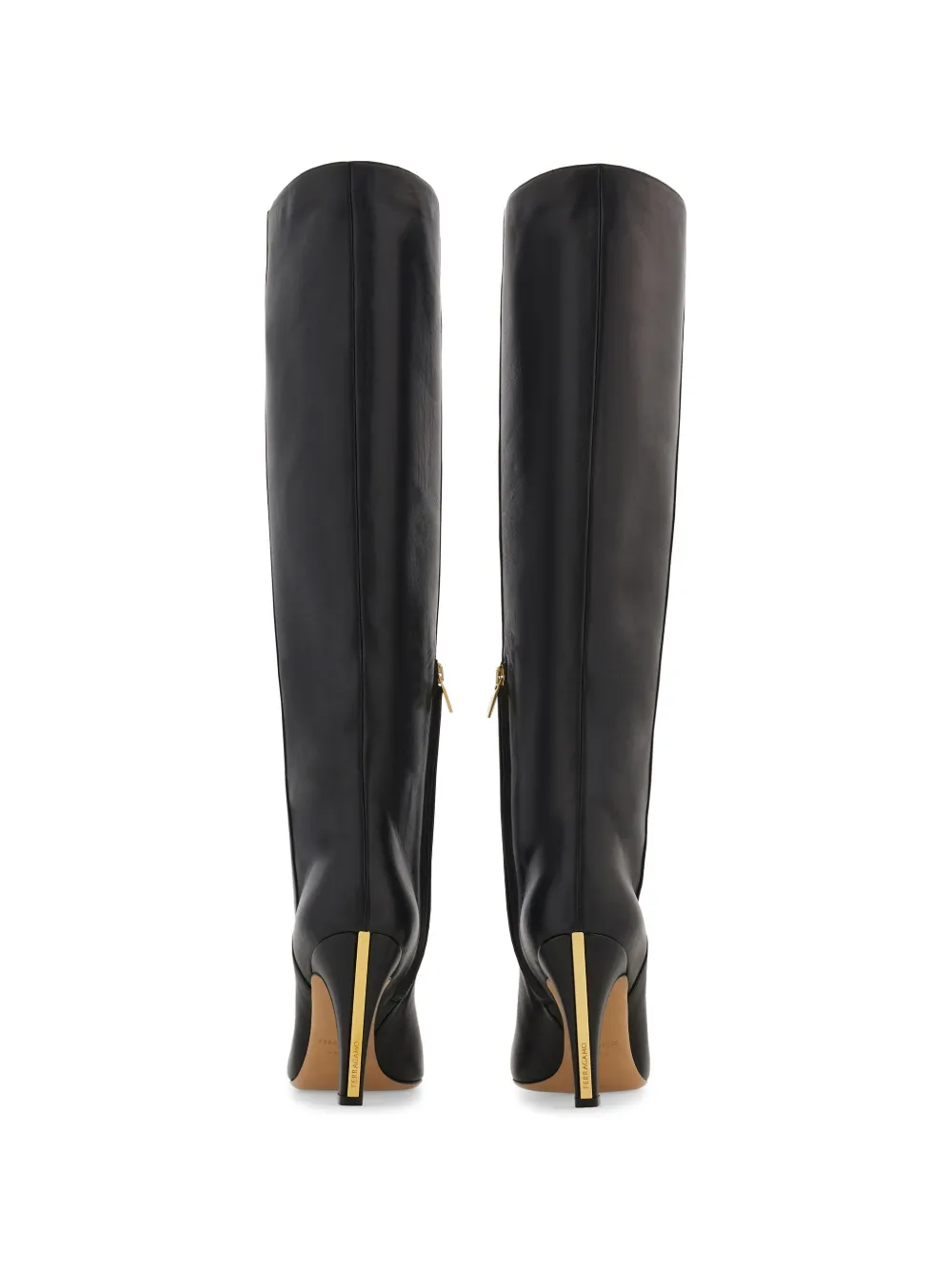 Ferragamo Knielaarzen Zwart