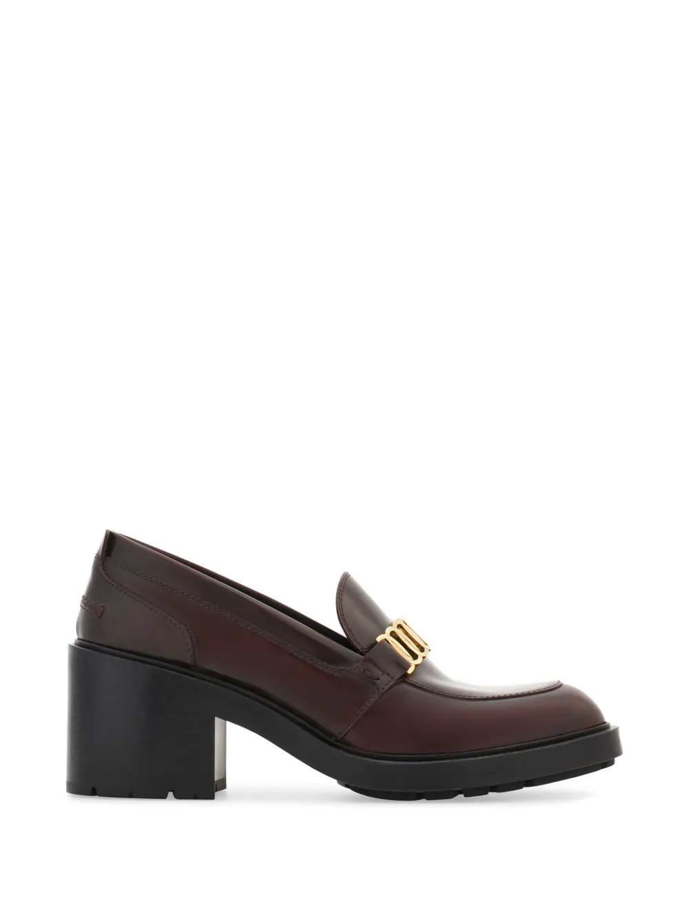 Ferragamo Mocassini Vara con catena - Rosso