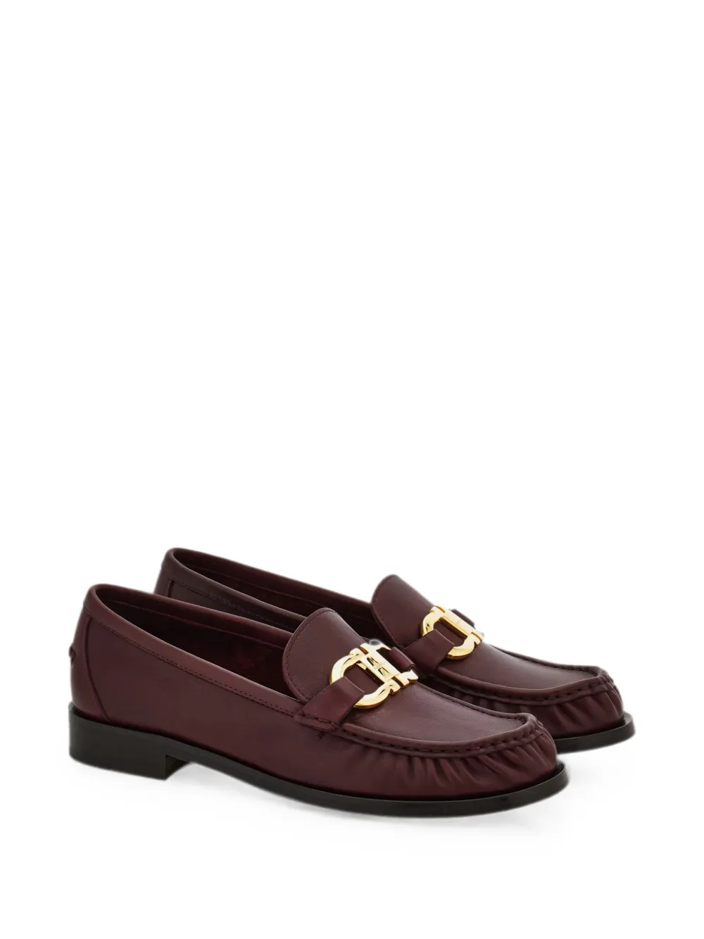 Ferragamo Gancini-plaque loafers Bruin
