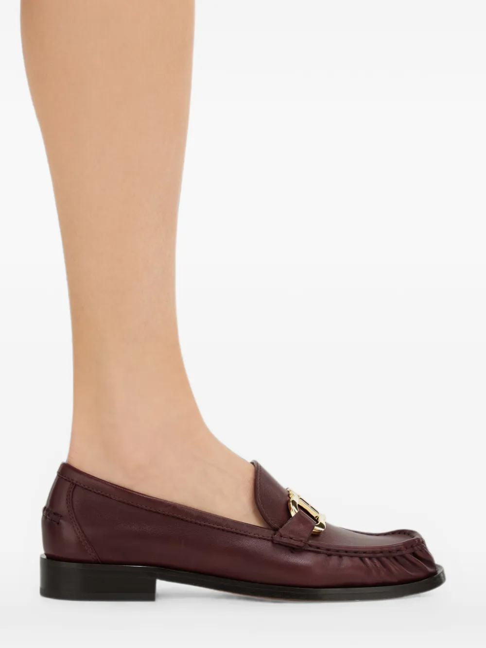 Ferragamo Gancini-plaque loafers Bruin
