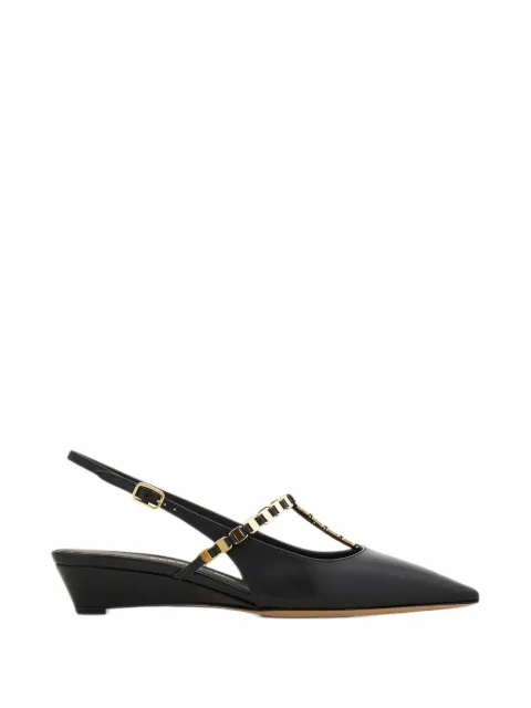 Ferragamo Mules slingback Vara con catena