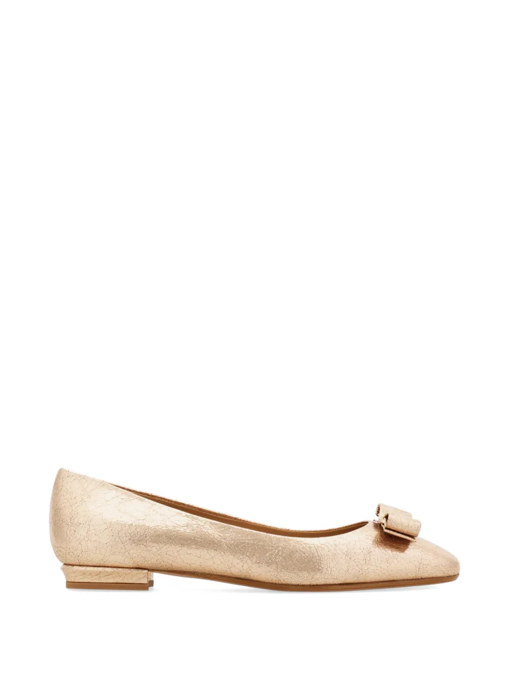 Ferragamo Vara bow ballet flats - Oro