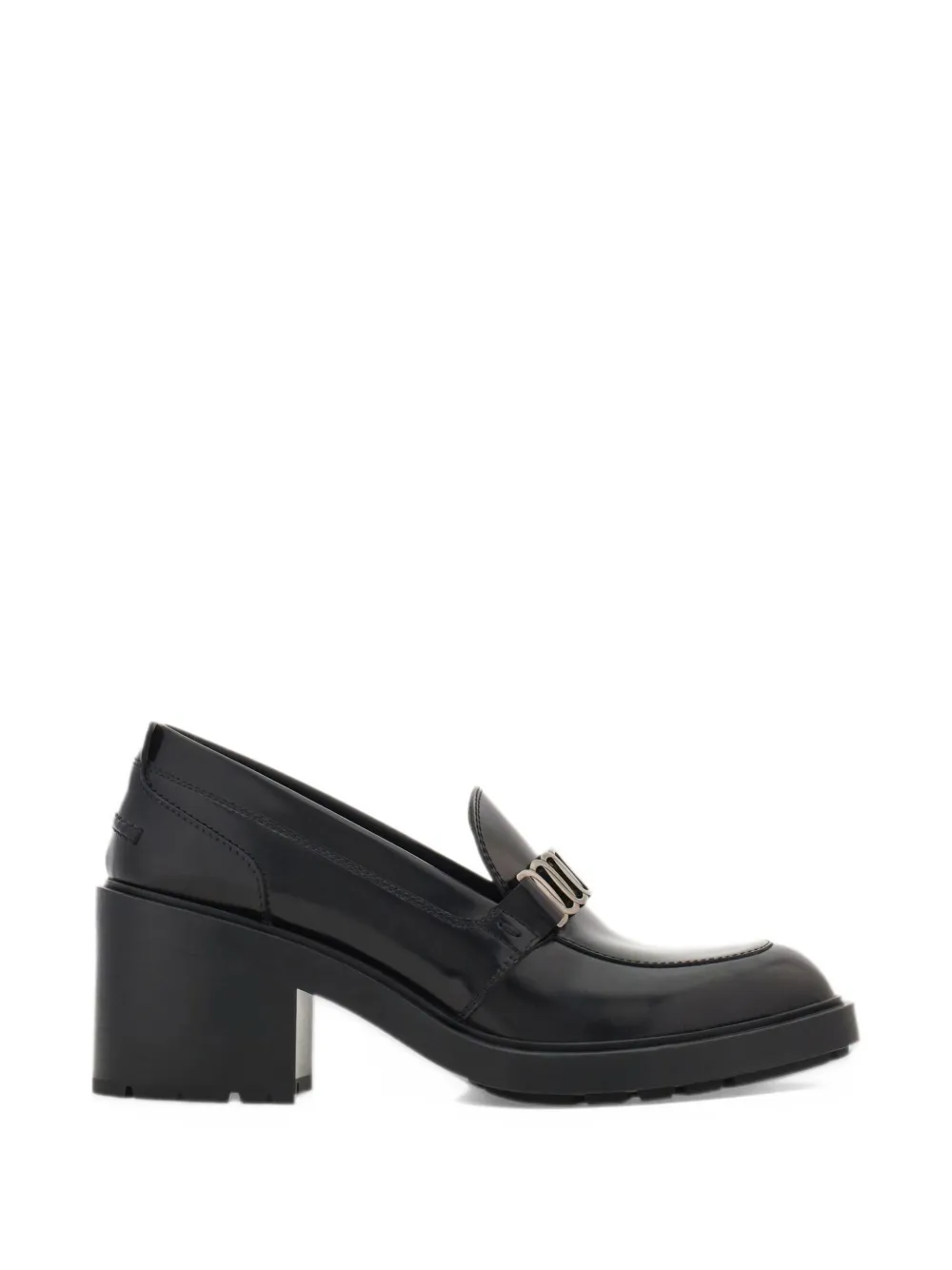Ferragamo Mocassini Vara con catena - Nero