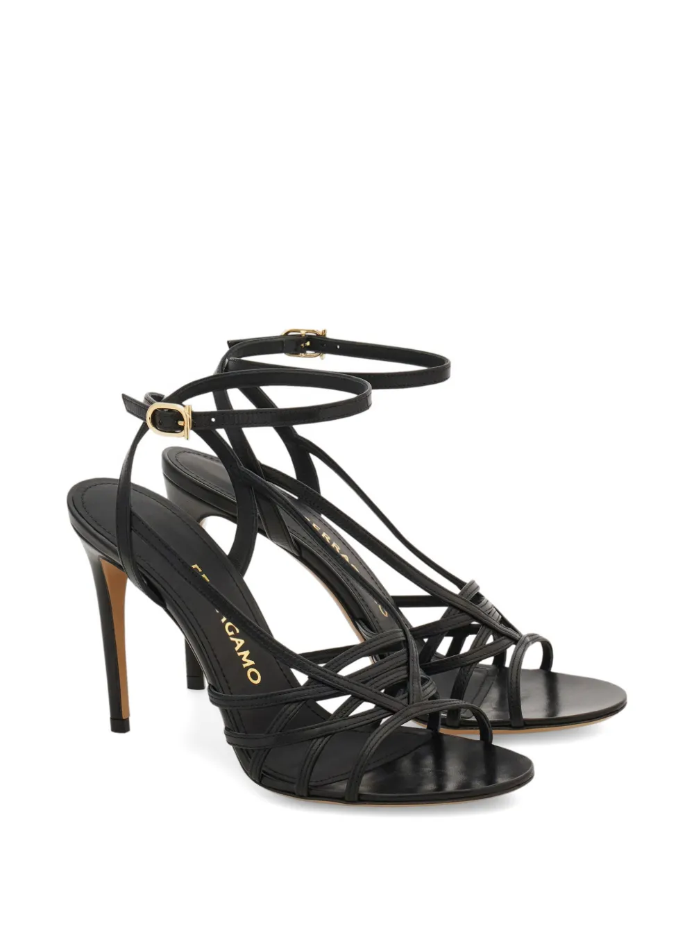 Ferragamo Sandalen met bandjes Zwart