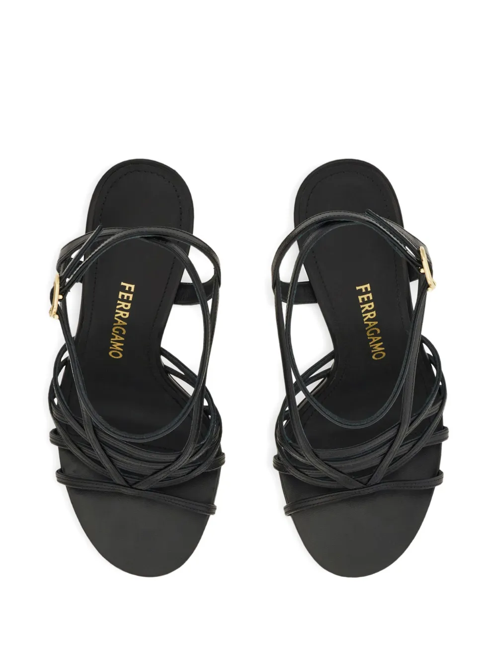 Ferragamo Sandalen met bandjes Zwart
