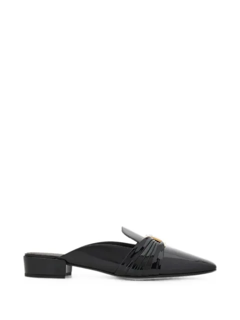 Ferragamo Gancini ornament mules