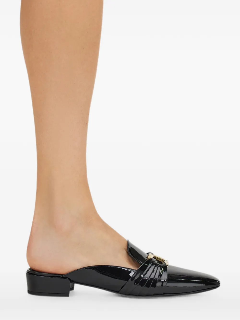 Ferragamo Gancini muiltjes Zwart