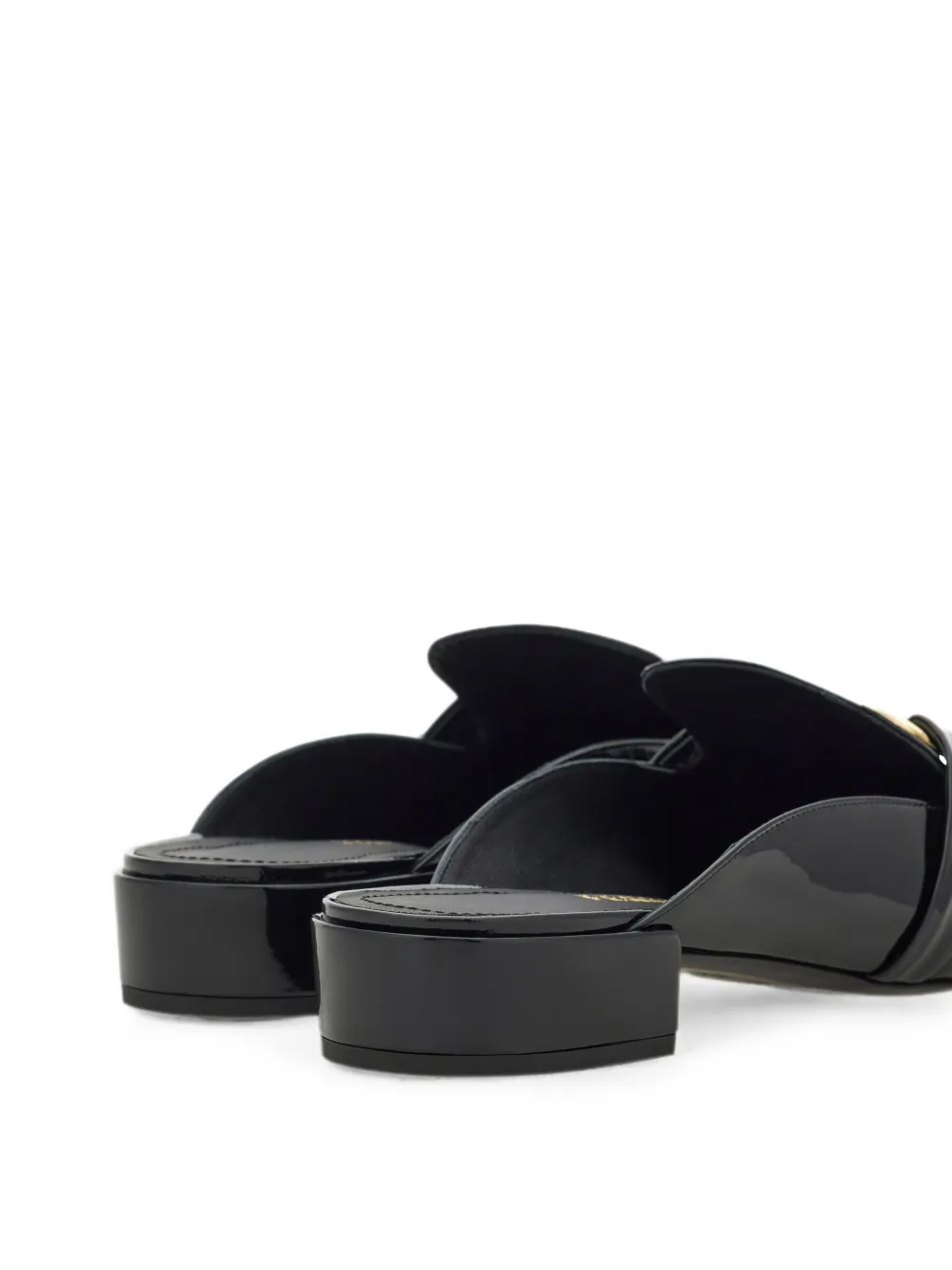Ferragamo Gancini muiltjes Zwart