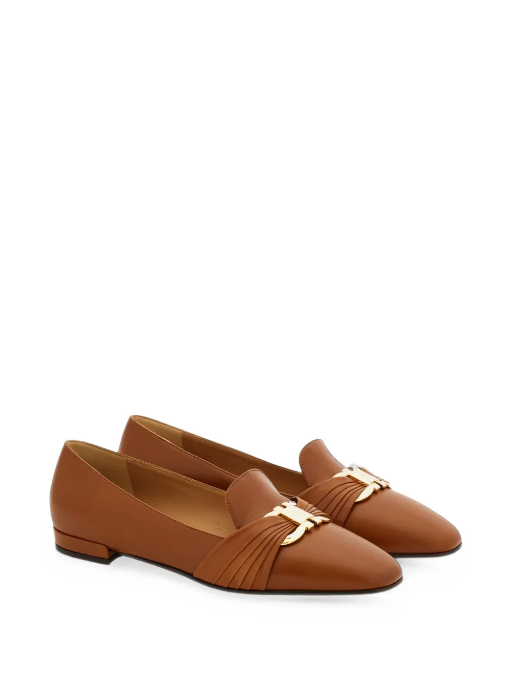 Ferragamo Gancini ornament loafers Bruin