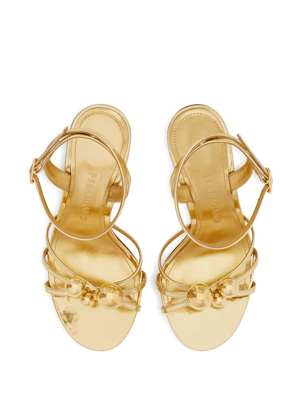 Ferragamo Spherical sandalen Goud