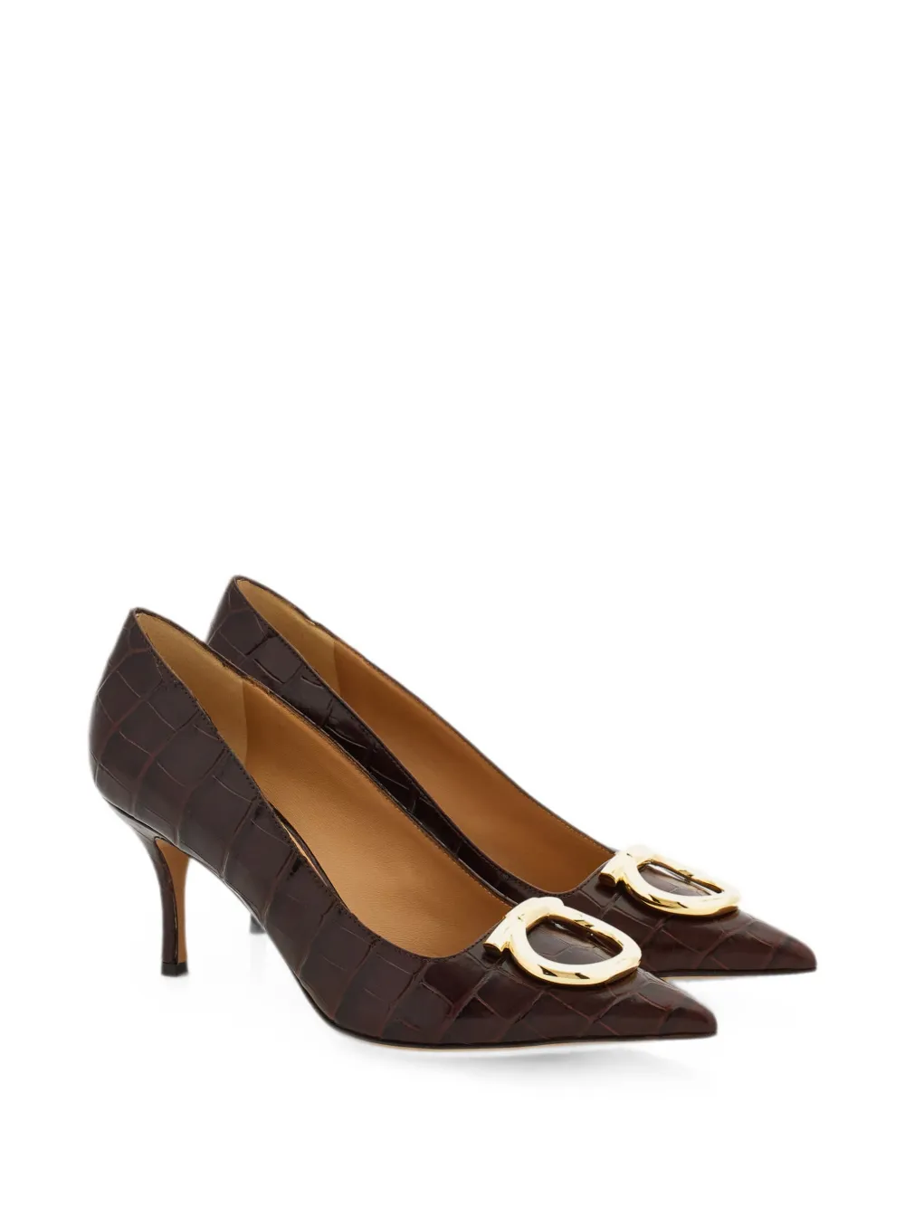 Ferragamo Maxi Gancini pumps Bruin