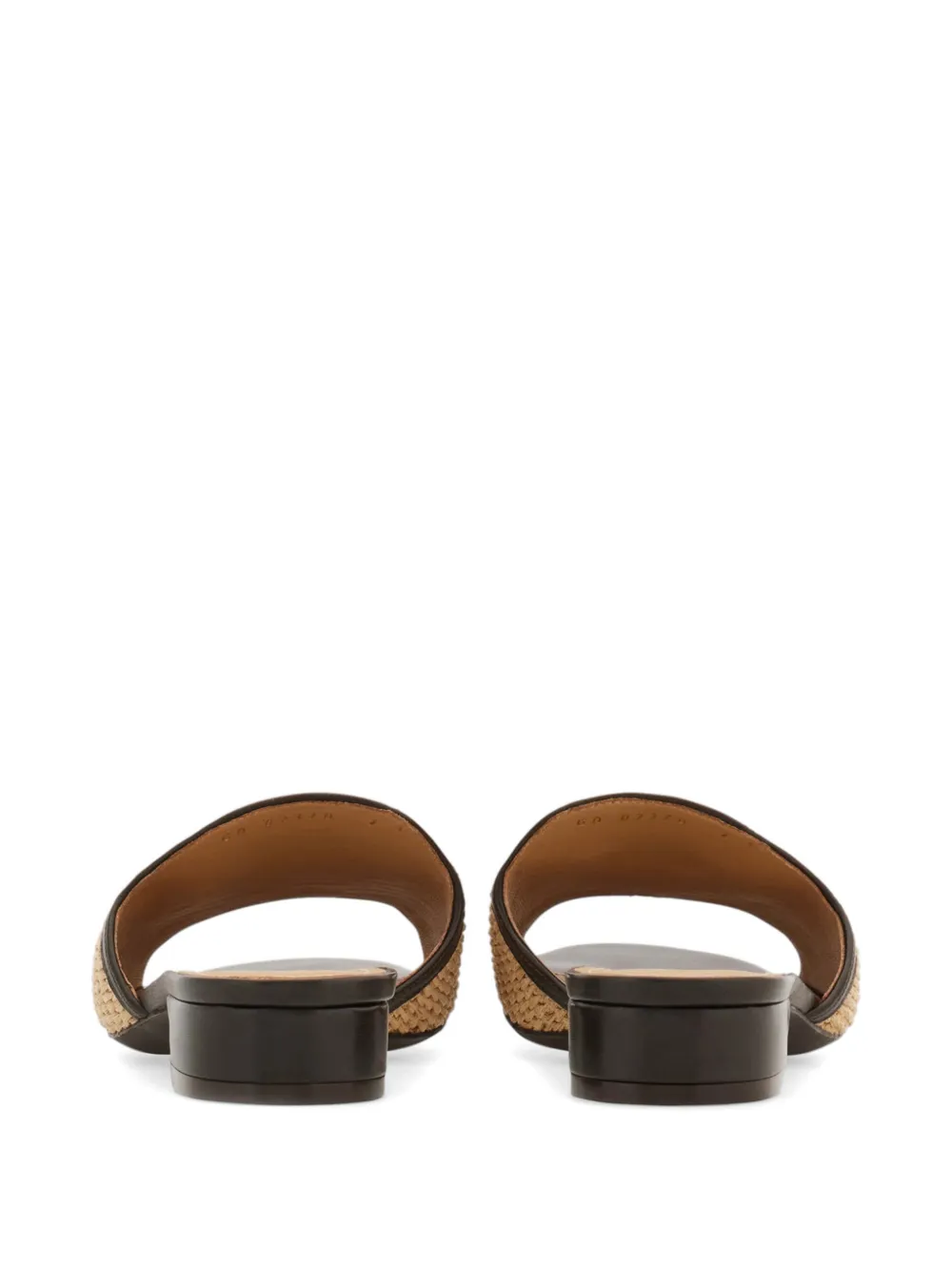 Ferragamo Gancini ornament low-heel slides Bruin