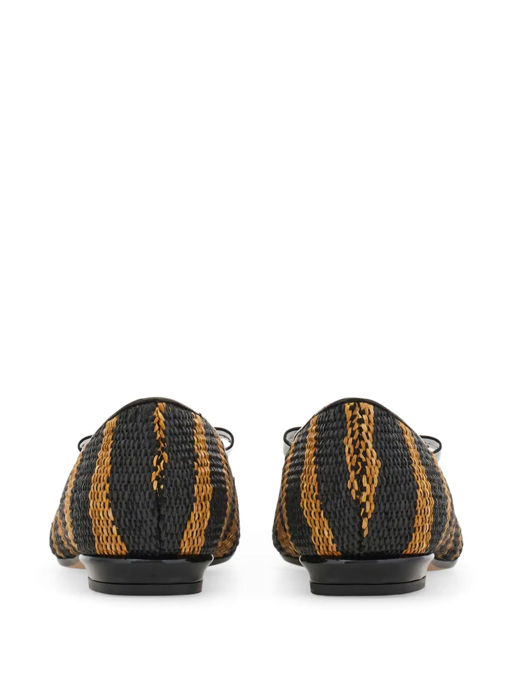 Ferragamo Varina ballerina's Zwart