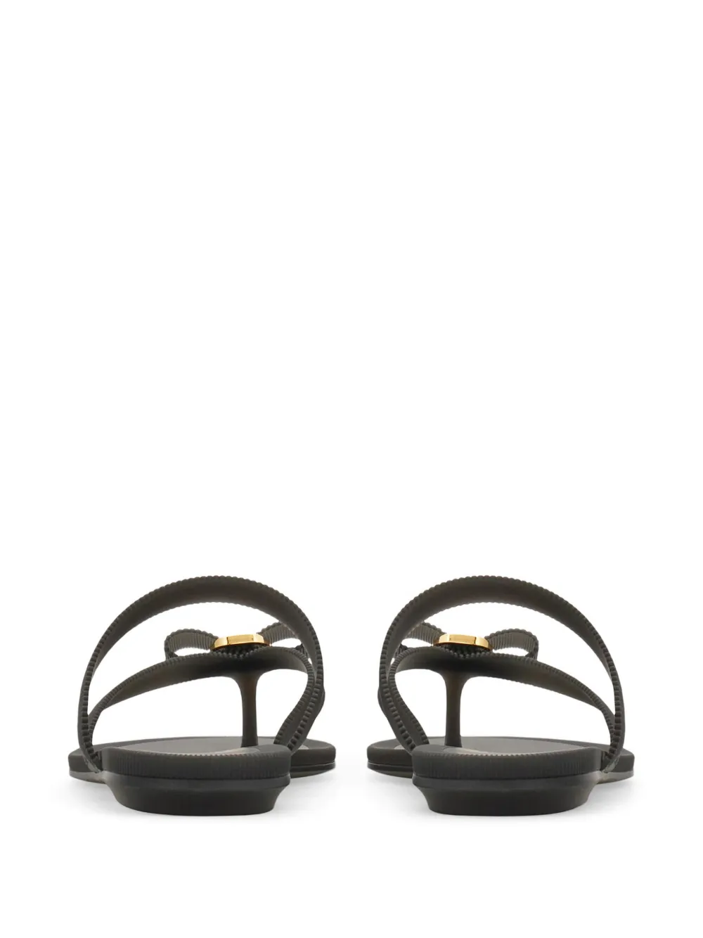 Ferragamo Vara bow jelly thong sandals Zwart