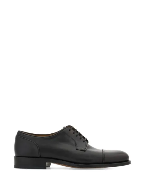 Ferragamo Derby shoes with stitching detail